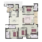 Kensington Height 3BHK+S 2278 Sq ft.