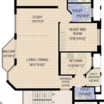 Star court 1770 Sqft 2Bhk